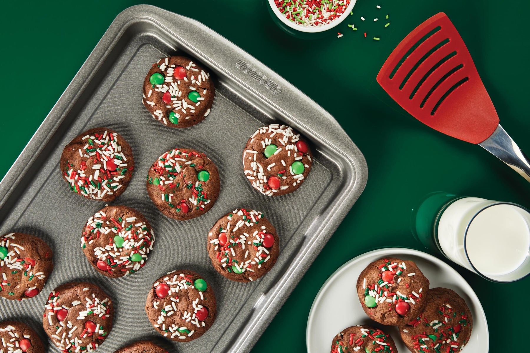 Chocolate Mint Pudding Cookies