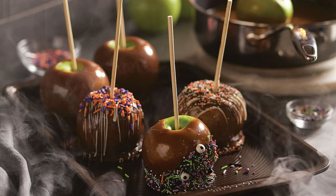 Halloween Caramel Apple