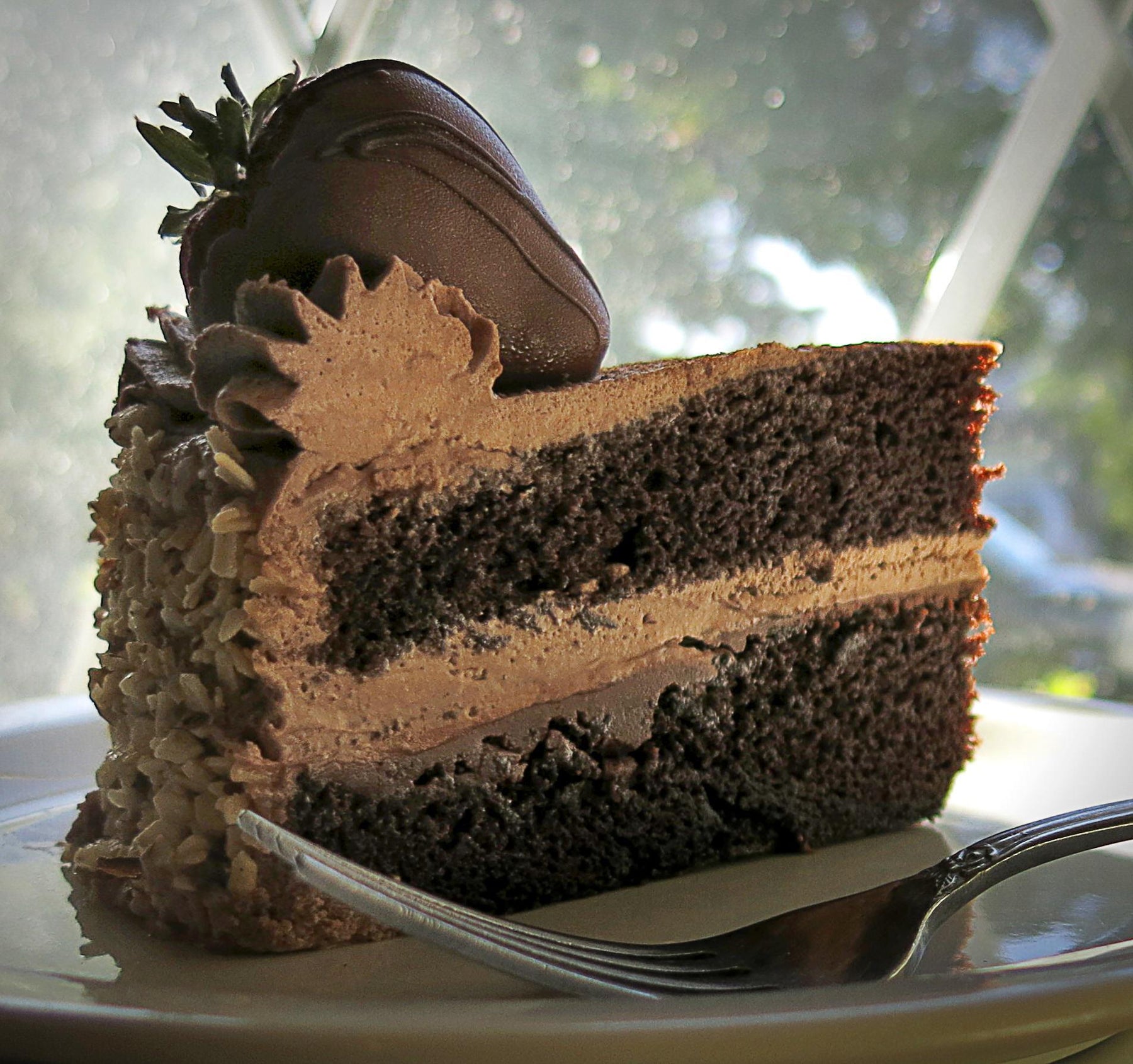 Classic Diner Style Chocolate Cake