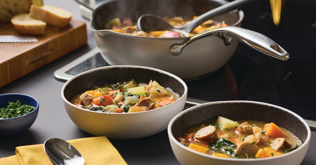 Hearty Sausage and Winter Vegetable Soup