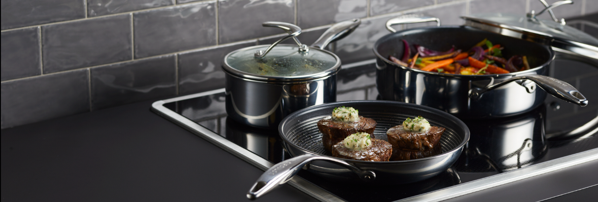 SteelShield™ Stainless Steel Nonstick Cookware