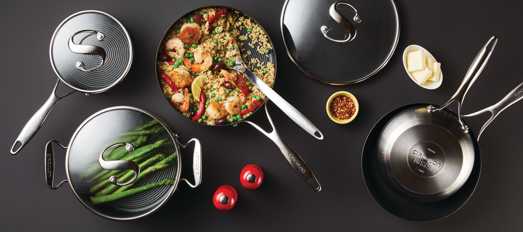 SteelShield™ S-Series Stainless Steel Nonstick Cookware