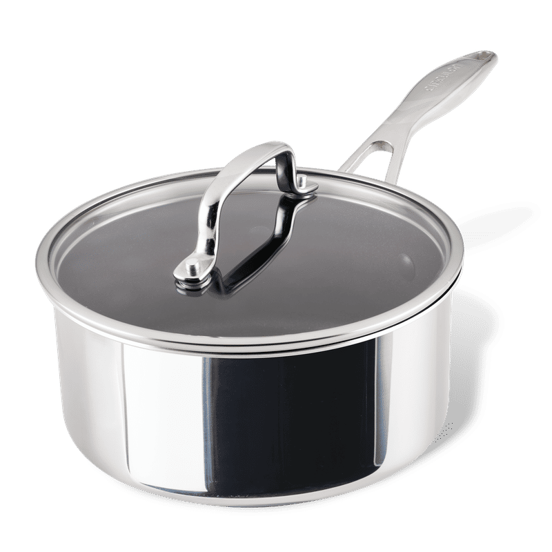 3-Quart ScratchDefense™ C1 Nonstick Sauce Pan with Lid