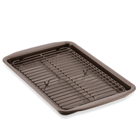 2-Piece 10" x 15" Nonstick Cookie Pan Set