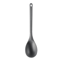 A 4-piece silicone tools set, black, food-grade, long handle, dishwasher safe.