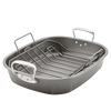 Nonstick 18-inch by 15-inch Oval Roaster with Rack