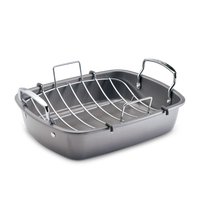 Roasting Pan with Rack: Nonstick Roaster