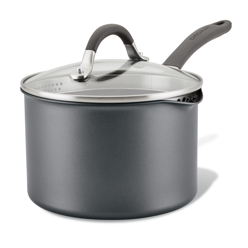 3-Quart A1 ScratchDefense™ Nonstick Saucepan and Lid