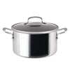 8-Quart ScratchDefense™ C1 Nonstick Stockpot with Lid on a white background.