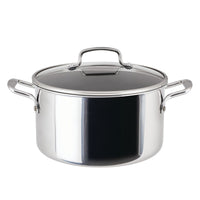 8-Quart ScratchDefense™ C1 Nonstick Stockpot with Lid on a white background.
