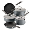 8-Piece A1 ScratchDefense™ Set with lids for durable nonstick cookware.