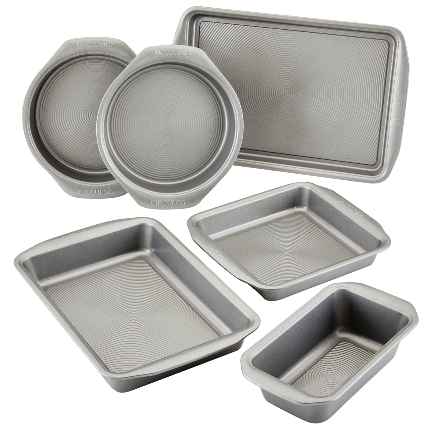 Introducing the 6-Piece Nonstick Bakeware Set, crafted from heavy gauge steel with nonstick surfaces and warp resistance, available in a variety of shapes and sizes.