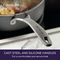 Close-up of 5-Quart A1 ScratchDefense™ handle, highlighting aerospace durability.