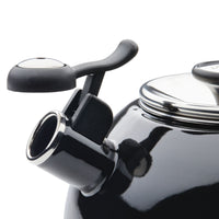 2-Quart Whistling Teakettle with Flip-Up Spout | Black