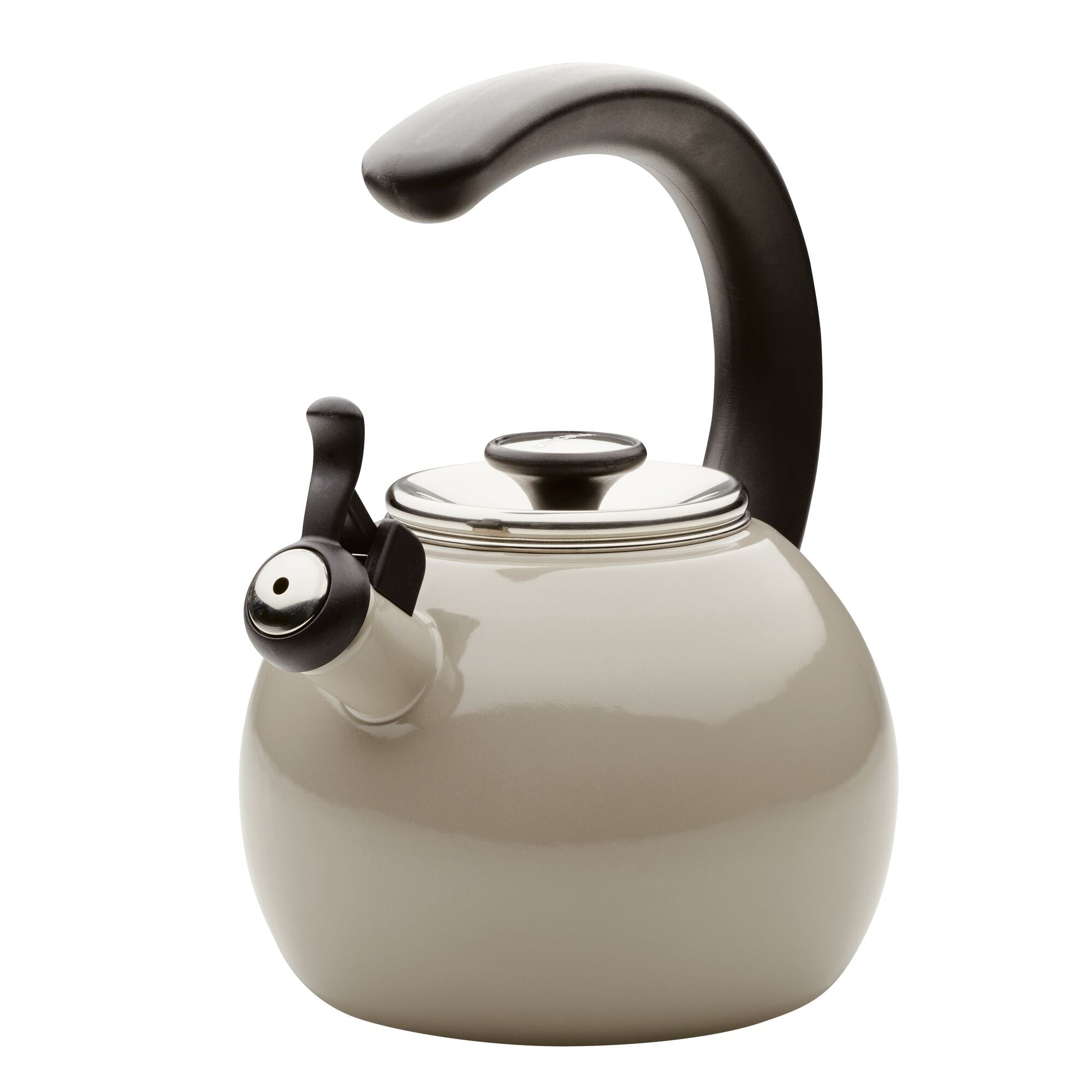 2-Quart Whistling Teakettle with Flip-Up Spout | Gray