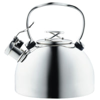 2.3-Quart Whistling Teakettle with Flip-Up Spout | Silver