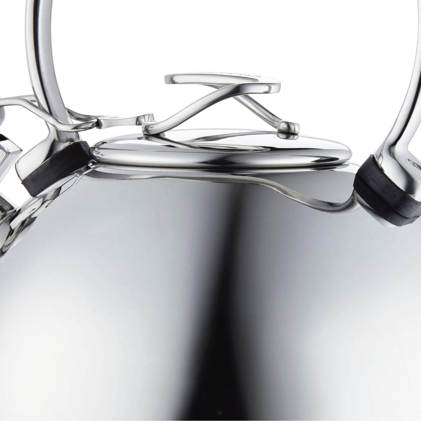 2.3-Quart Whistling Teakettle with Flip-Up Spout | Silver