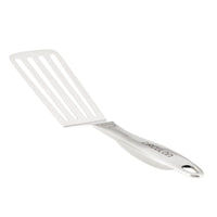 Discover the 6-Piece Tool and Crock Set, featuring stainless steel kitchen utensils with slotted heads and ergonomic, branded handles for comfort and ease of use. These utensils are dishwasher safe for convenient cleaning.