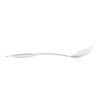The 3-Piece Kitchen Utensils Set includes a stylish silver spoon with a modern, curved design and ergonomic handles, ensuring both comfort and elegance.
