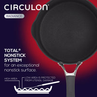 Introducing the 3-Quart Nonstick Straining Saucepan, crafted with a durable hard-anodized construction for exceptional surface protection. Its innovative nonstick system ensures effortless cooking and cleaning, making it an essential addition to your kitchen collection.