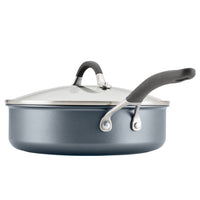 Aerospace-grade 5-Quart A1 Nonstick Saute Pan with Lid & ScratchDefense™ handles.
