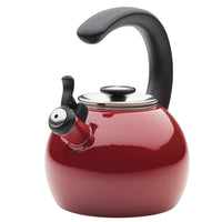 2-Quart Whistling Teakettle with Flip-Up Spout | Red