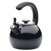 2-Quart Whistling Teakettle with Flip-Up Spout | Black
